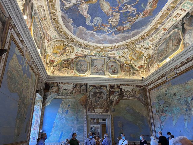 Palazzo Farnese Caprarola. Sala delle esplorazioni geografiche.